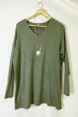 026 NECKLACE-VERT MENTHE