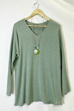 026 NECKLACE-VERT MENTHE