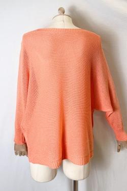 CT620 ROUND NECK PULL OVER-CHAMPAGNE
