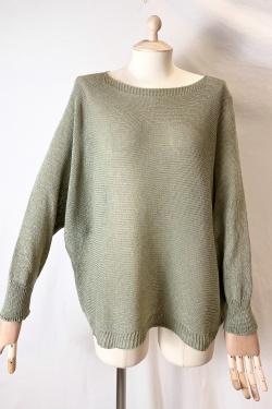 CT620 ROUND NECK PULL OVER-CHAMPAGNE