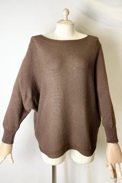 CT620 ROUND NECK PULL OVER-CHAMPAGNE