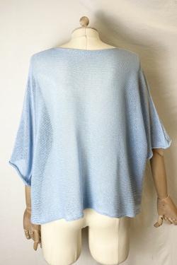 CT620 KIMONO V NECK UNIE-ABRICOT