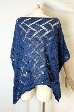 CT620 CROCHET PULLS KIMONO-CORAIL