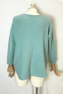 580 PETITE PULL-OVER V NECK-BEIGE