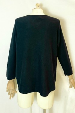 580 PETITE PULL-OVER V NECK-BEIGE