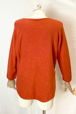 580 PETITE PULL-OVER V NECK-BEIGE