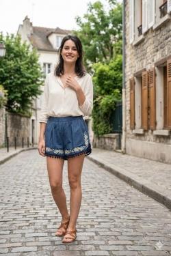H1912-BLEU JEAN FONCÉ