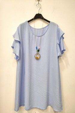 2103 Blouse-BLEU CIEL