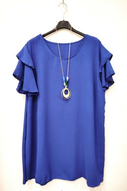 2103 Blouse-BLEU CIEL