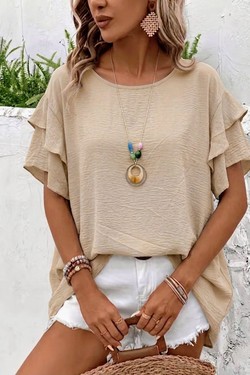 2103 Blouse-BLEU CIEL