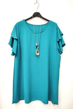 2103 Blouse-BLEU CIEL