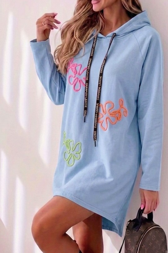 8849 Sweat-BLEU CIEL