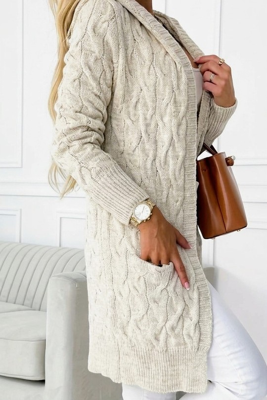 6801 Gilet-BEIGE
