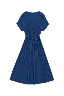936-PE26-PLISSEE-BLEU MARINE
