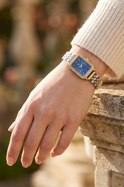 MONTRE FEMME GG LUXE BICOLOR FA1820-BLEU