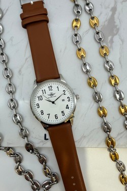 MONTRE HOMME FB095 A-MARRON