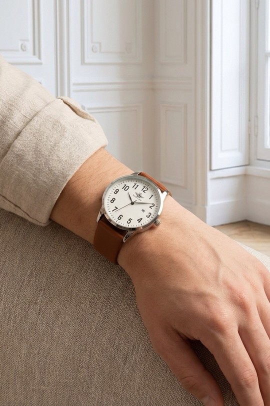 MONTRE HOMME FB095 A-MARRON