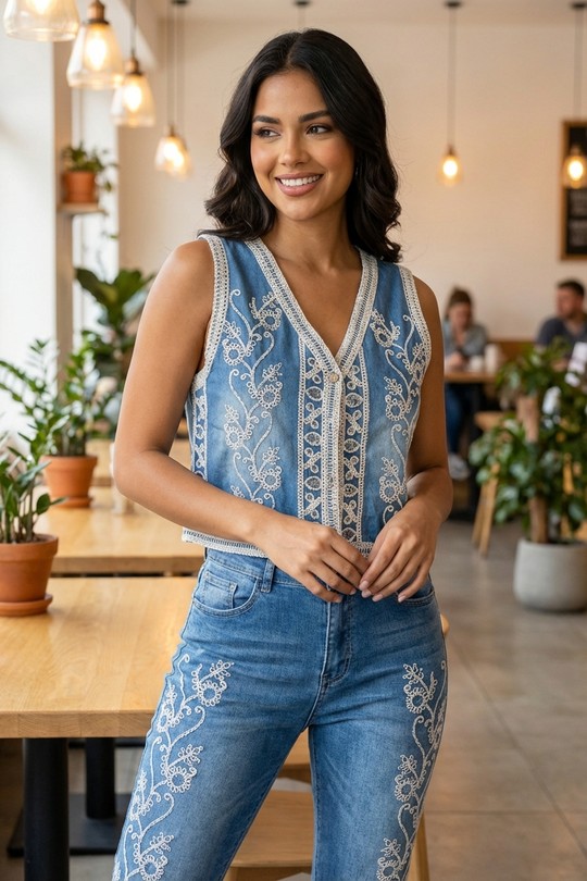 9529JEANS-BLEU