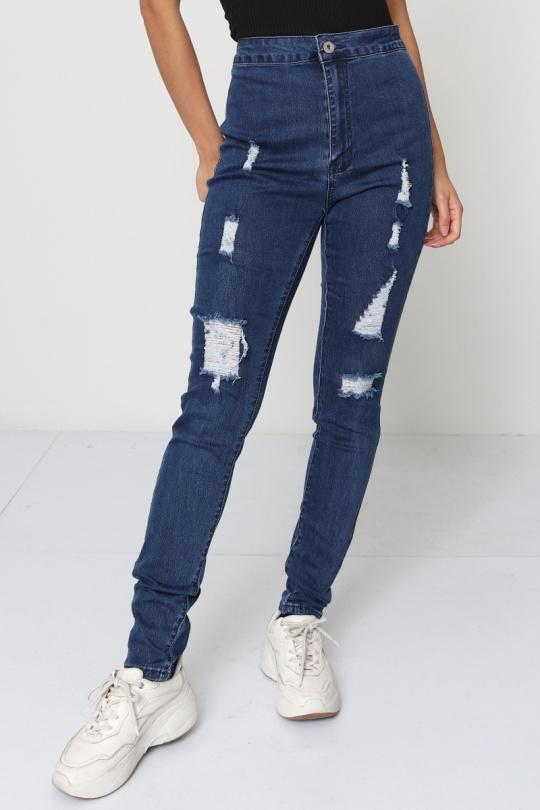 H889-4..-BLEU JEAN