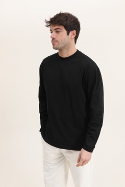 ME32 LUXURY LONGSLEEVE BLACK-NOIR
