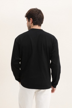 ME32 LUXURY LONGSLEEVE BLACK-NOIR
