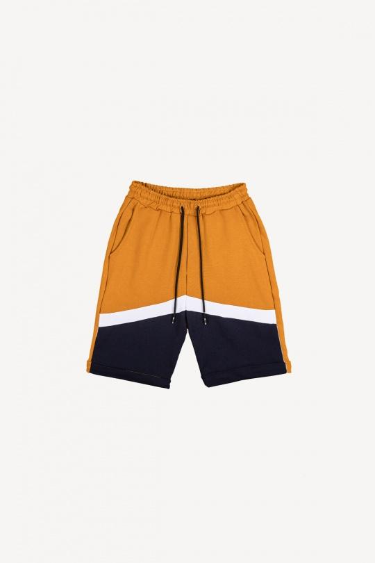 ENSEMBLE T-SHIRT/BERMUDA FRESH RANGE CO5798/CO2590-MOUTARDE