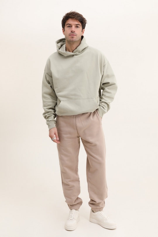 ME83 HEAVY SWEATPANTS TAUPE-TAUPE