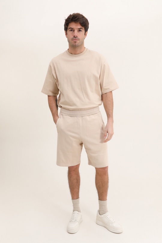 ME91 HEAVY SHORTS SWEET BEIGE-BEIGE