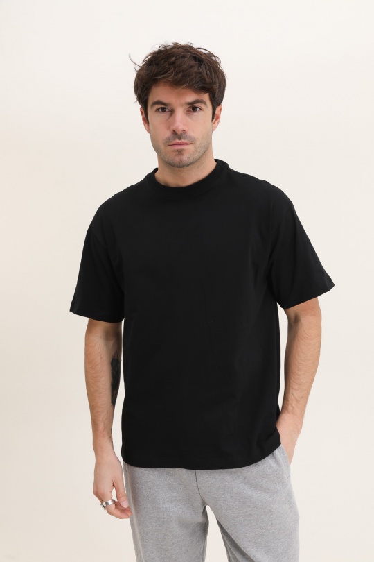 ME22 REGULAR FIT TEE BLACK-NOIR