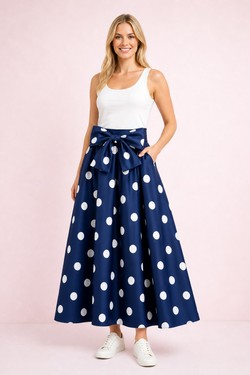 8018-1 POIS-BLEU MARINE
