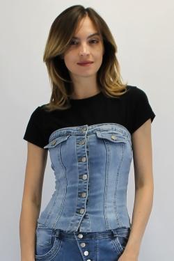 6882-BLEU JEAN