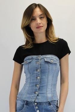 6882-BLEU JEAN