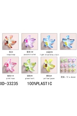XD33235-BLEU CLAIR, JAUNE, ORANGE, ROSE, VERT, VIOLET