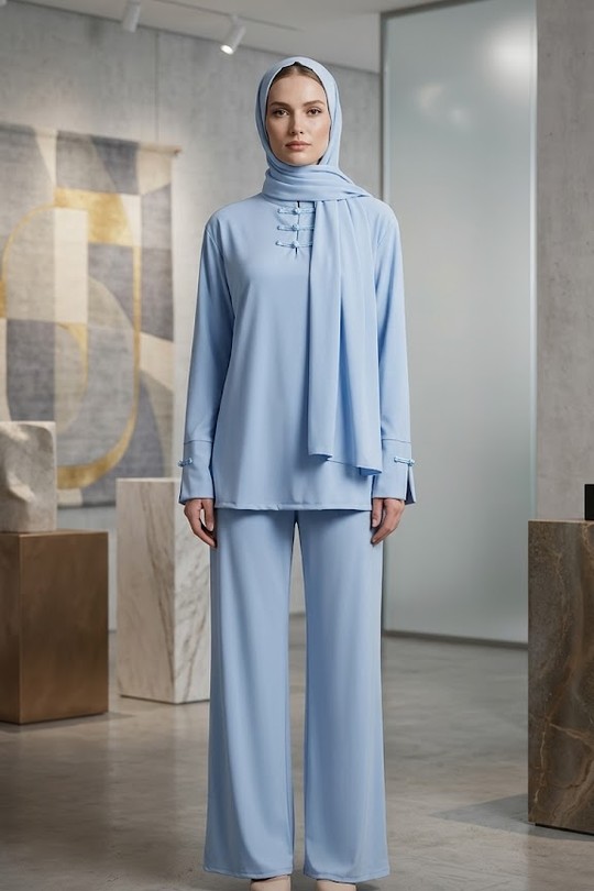 10960-BLEU CLAIR
