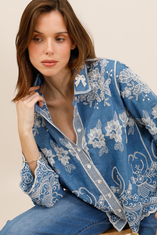 ZS78007-BLEU JEAN FONCÉ