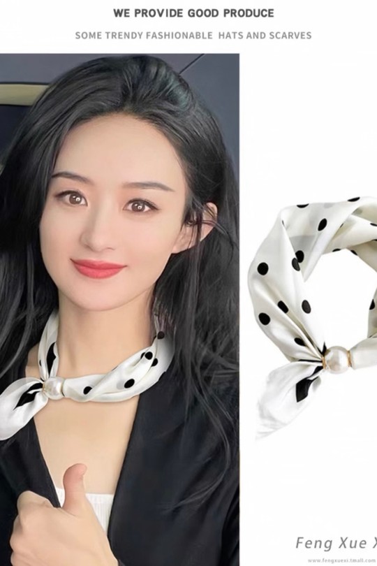 TS2305-BLANC À POIS NOIR