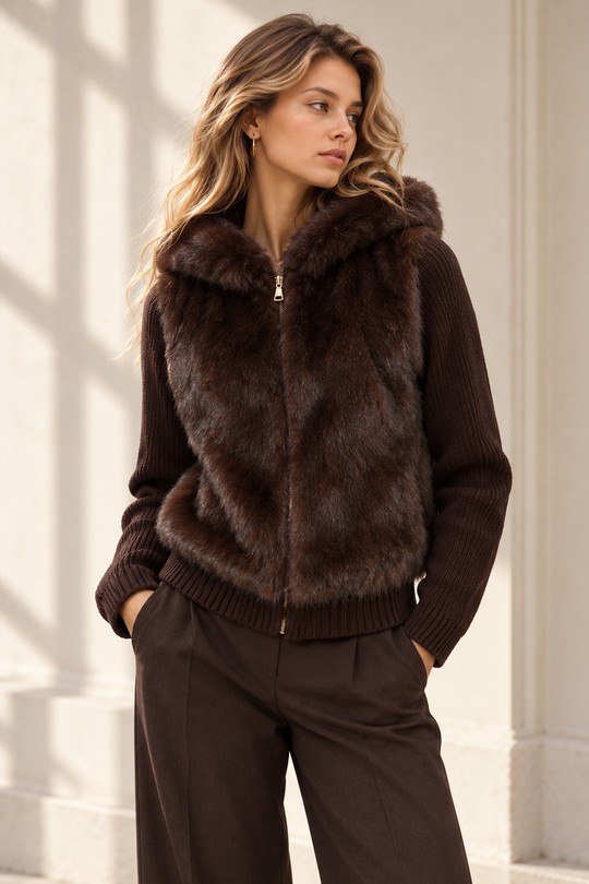 VST-AU41235-MARRON FONCÉ