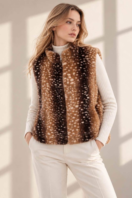 VST-AU41233-MARRON FONCÉ