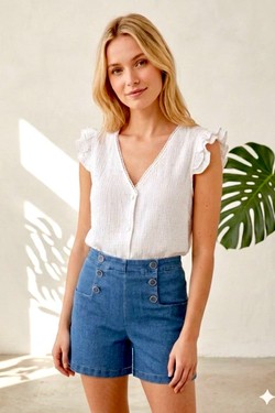 7129SH-BLEU JEAN