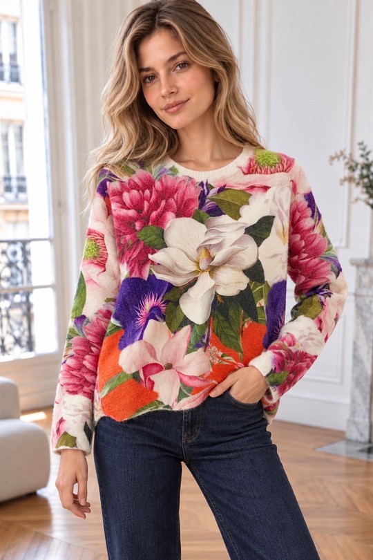 8659PU-GROSSES FLEURS