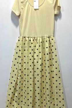 Robe à Pois Chic-ROUGE