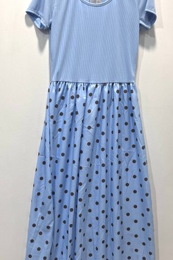 Robe à Pois Chic-ROUGE