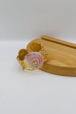 Bracelet Acier 137-VIOLET CLAIR