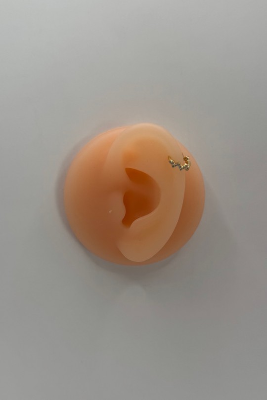 Piercing hélix 6-DORÉ