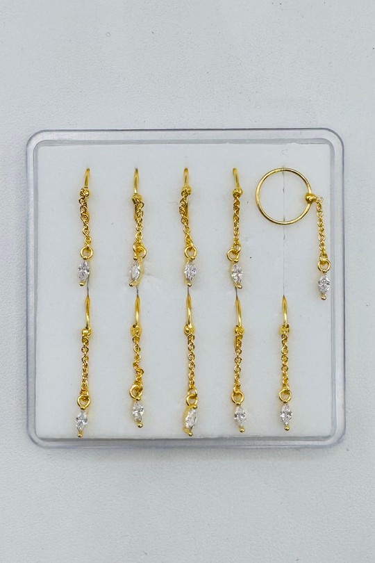 Piercing nez 150-DORÉ