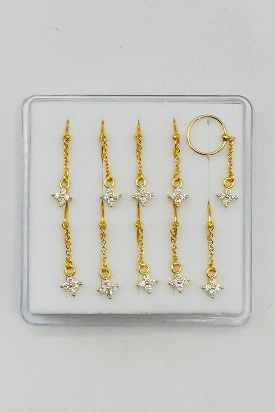 Piercing nez 151-DORÉ