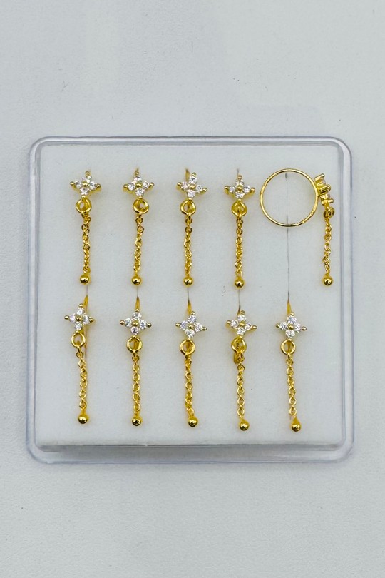 Piercing nez 153-DORÉ