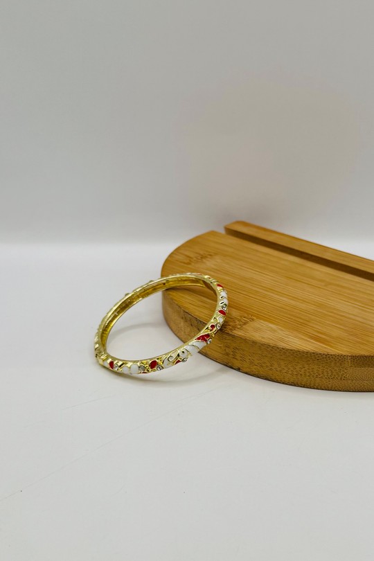 Bracelet metal 14-ROUGE