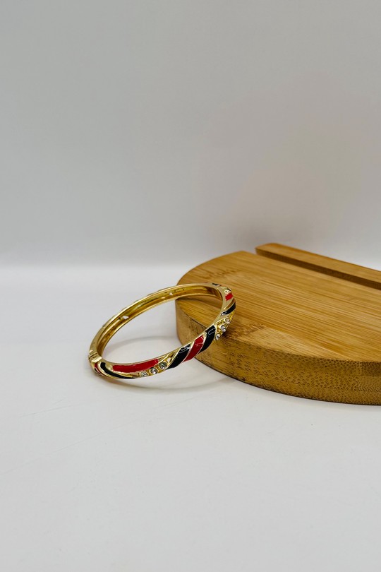 Bracelet metal 15-ROUGE