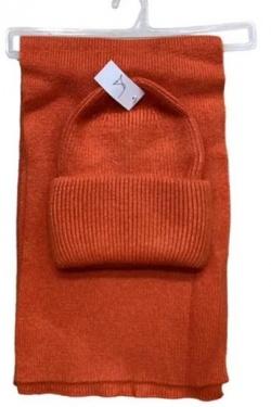 ENSEMBLE ECHARPE + BONNET-BEIGE
